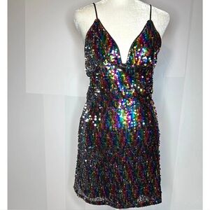 Sequin Multicolor Dress
